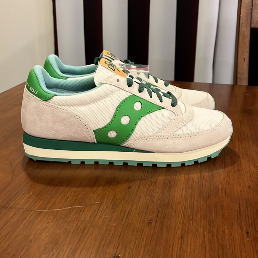 Saucony Jazz 81 St. Patrick’s Patty’s Day Shamrock Shoes Sneakers Mens Size 10 - Picture 3 of 16